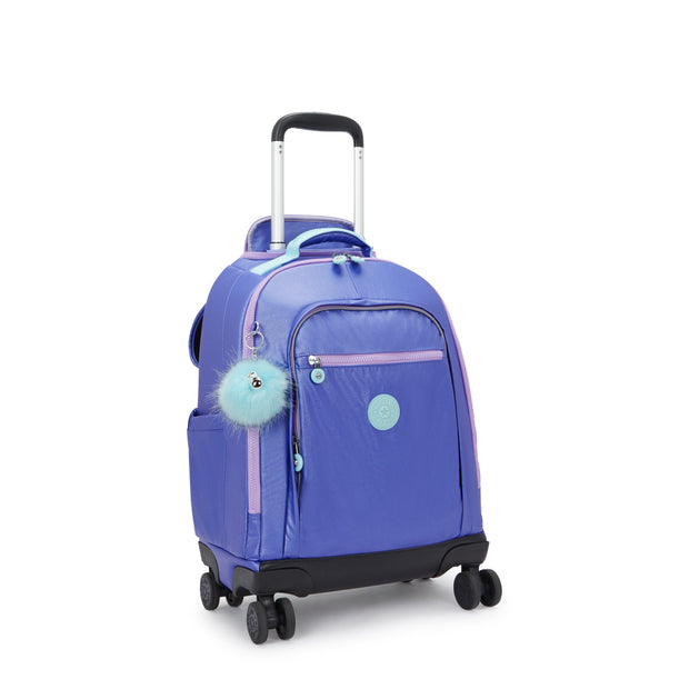 KIPLING Large Wheeled Backpack (with laptop compartment) Female Cosmic Metallic New Zea I7267-8DE