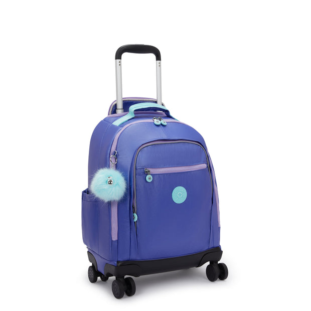 KIPLING Large Wheeled Backpack (with laptop compartment) Female Cosmic Metallic New Zea I7267-8DE