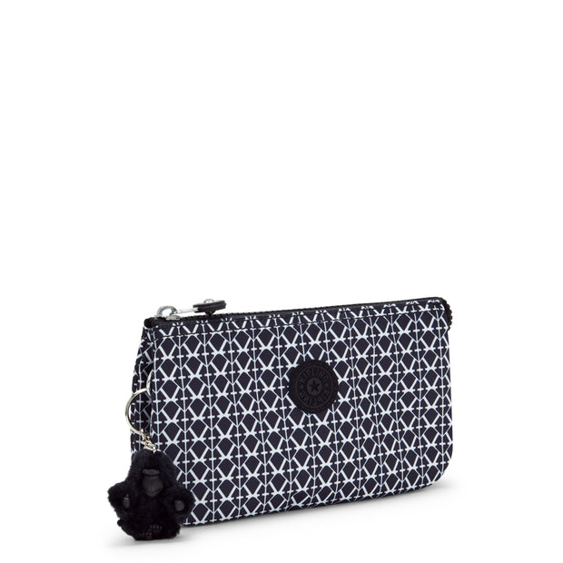 KIPLING-Creativity L-Large purse-Signature Print-I7410-DD2