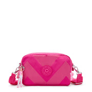 KIPLING-Milda-Barbie™ Milda Crossbody Bag With Detachable and Adjustable Shoulder Straps-Power Pink-I7473-BA2