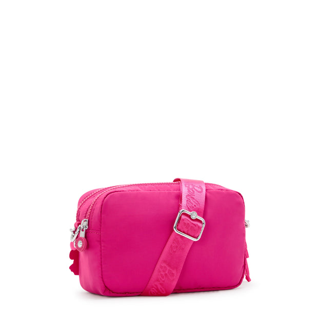 KIPLING-Milda-Barbie™ Milda Crossbody Bag With Detachable and Adjustable Shoulder Straps-Power Pink-I7473-BA2