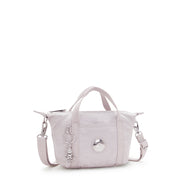 KIPLING-Art Compact-Small Crossbody Bag With Removable Strap-Gleam Silver-I7492-K6G