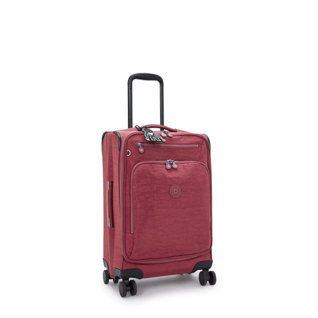 KIPLING Small wheeled luggage Female Lounge Wine New Youri Spin S I7504-5FW