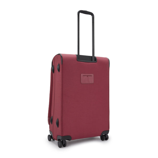 KIPLING Medium expandable wheeled luggage Female Lounge Wine New Youri Spin M I7706-5FW