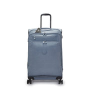 KIPLING Medium expandable wheeled luggage Unisex Blue Stone New Youri Spin M I7706-6FB