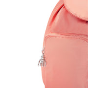 KIPLING-Anto S-Small Drawstring Backpack with Front Pockets-Peach Glam-I7751-S7W