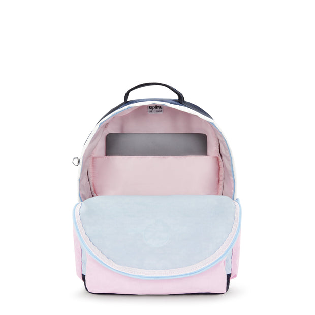 KIPLING-Damien M-Large backpack-L Pink Blue Bl-I7826-9KR