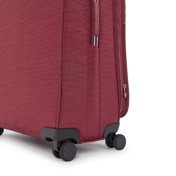 KIPLING Large expandable wheeled luggage Female Lounge Wine New Youri Spin L I7930-5FW