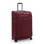 KIPLING Large expandable wheeled luggage Female Lounge Wine New Youri Spin L I7930-5FW