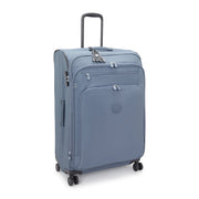 KIPLING Large expandable wheeled luggage Unisex Blue Stone New Youri Spin L I7930-6FB