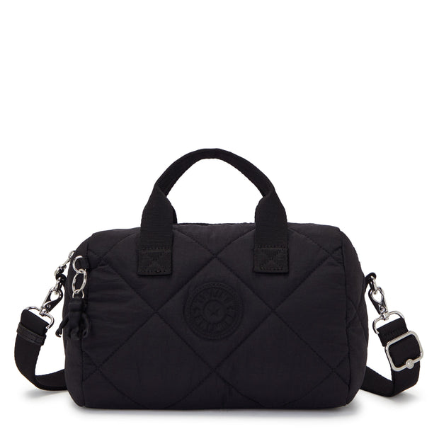 KIPLING-Bina M-Medium Handbag (With Detachable Shoulderstrap)-Cosmic Black Quilt-I7934-95R