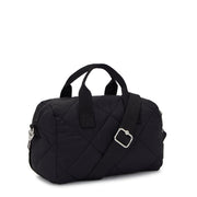 Kipling-Bina M-Medium Handbag (With Detachable Shoulderstrap)-Cosmic Black Quilt-I7934-95R