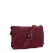 KIPLING Small crossbody (with removable shoulderstrap) Female Maroon Tile Jq Riri I7967-9HX