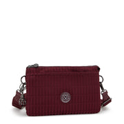 KIPLING Small crossbody (with removable shoulderstrap) Female Maroon Tile Jq Riri I7967-9HX