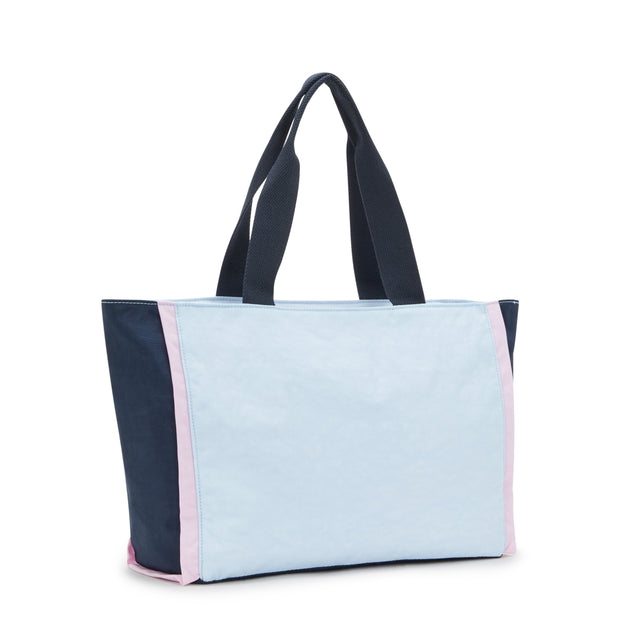 KIPLING-Nalo-Large Tote with Zipped Main Compartment-L Pink Blue Bl-I7988-9KR