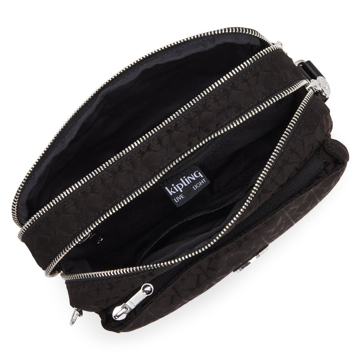 KIPLING Medium crossbody Female Noir Sign Jq Abanu M I8024-4NW