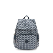 KIPLING Small backpack Female Navy Sign Jq City Zip S I8029-8DM