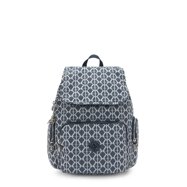 KIPLING Small backpack Female Navy Sign Jq City Zip S I8029-8DM