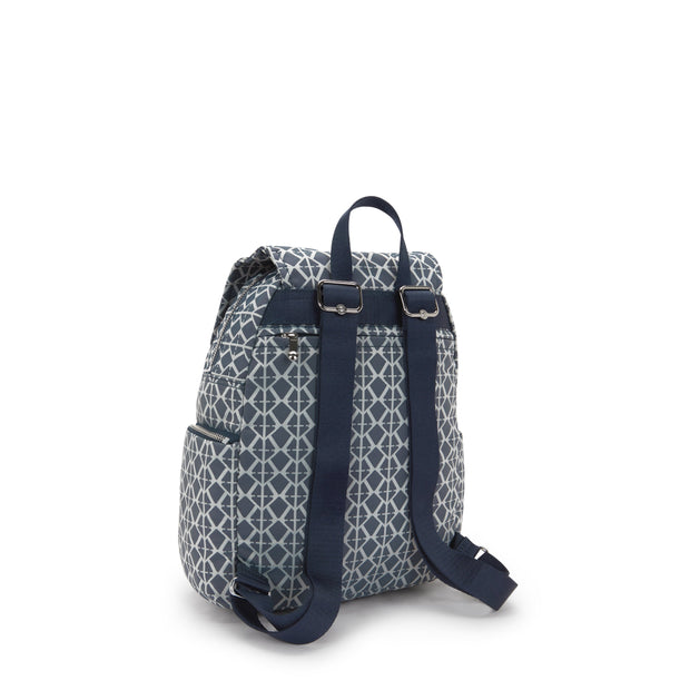 KIPLING Small backpack Female Navy Sign Jq City Zip S I8029-8DM