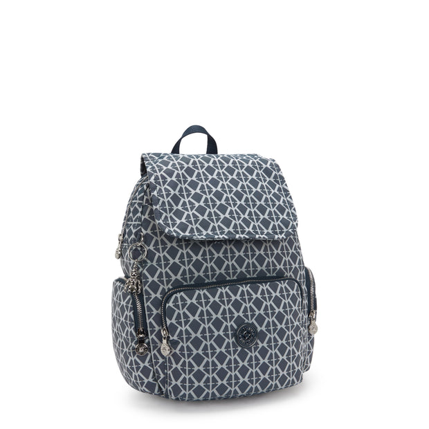 KIPLING Small backpack Female Navy Sign Jq City Zip S I8029-8DM