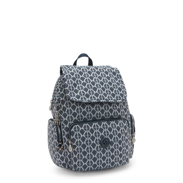 KIPLING Small backpack Female Navy Sign Jq City Zip S I8029-8DM
