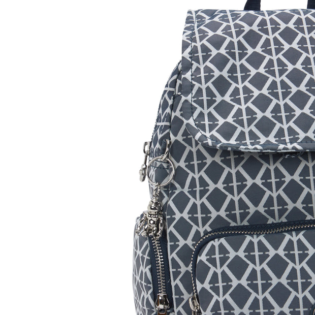 KIPLING Small backpack Female Navy Sign Jq City Zip S I8029-8DM