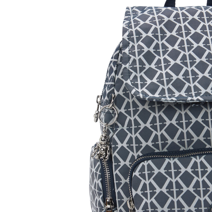 KIPLING Small backpack Female Navy Sign Jq City Zip S I8029-8DM