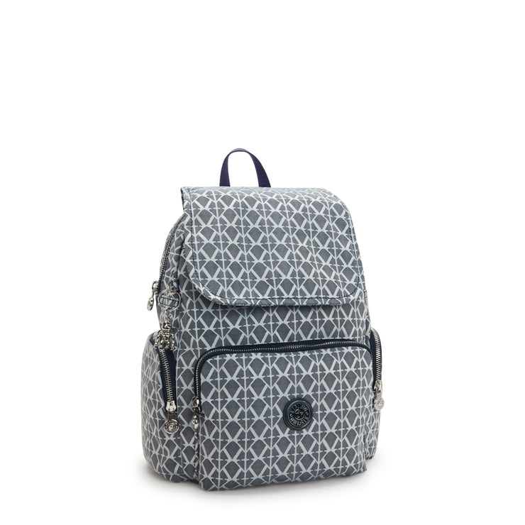 KIPLING Small backpack Female Navy Sign Jq City Zip S I8029-8DM