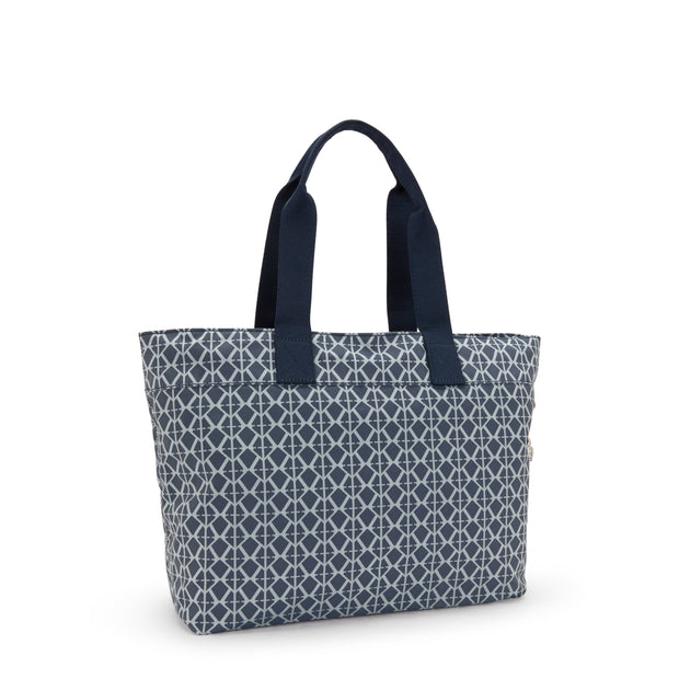 KIPLING Large Tote Female Navy Sign Jq Colissa Up I8030-8DM