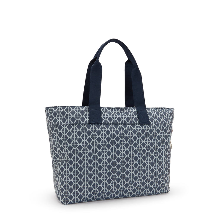 KIPLING Large Tote Female Navy Sign Jq Colissa Up I8030-8DM