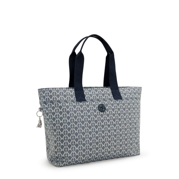 KIPLING Large Tote Female Navy Sign Jq Colissa Up I8030-8DM