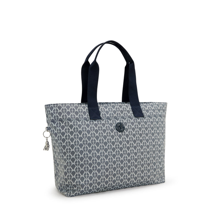 KIPLING Large Tote Female Navy Sign Jq Colissa Up I8030-8DM