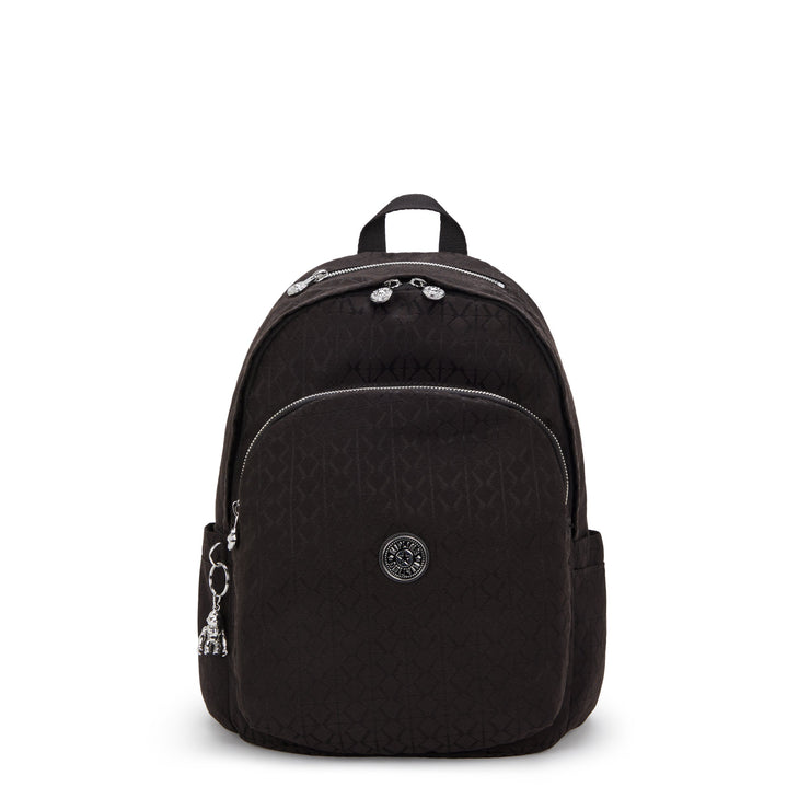 KIPLING Medium Backpack Female Noir Sign Jq Delia I8034-4NW
