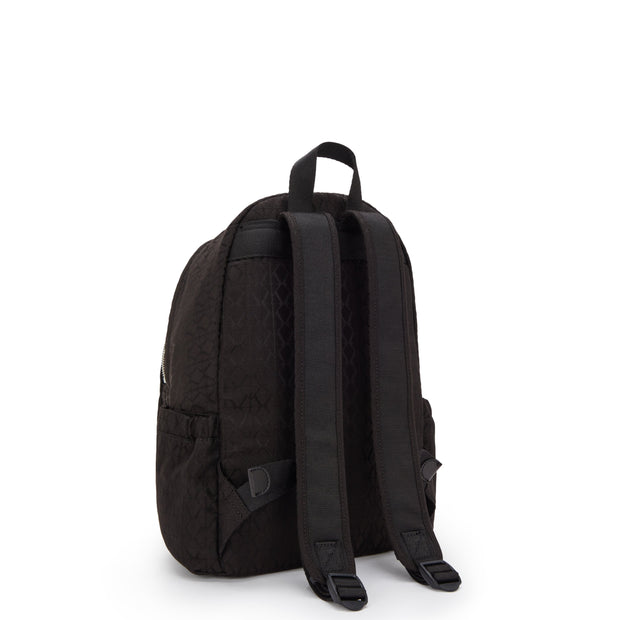 KIPLING Medium Backpack Female Noir Sign Jq Delia I8034-4NW