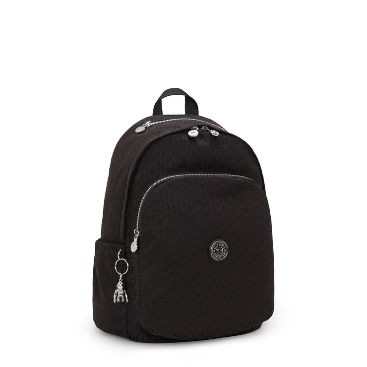 KIPLING Medium Backpack Female Noir Sign Jq Delia I8034-4NW