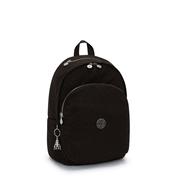 KIPLING Medium Backpack Female Noir Sign Jq Delia I8034-4NW