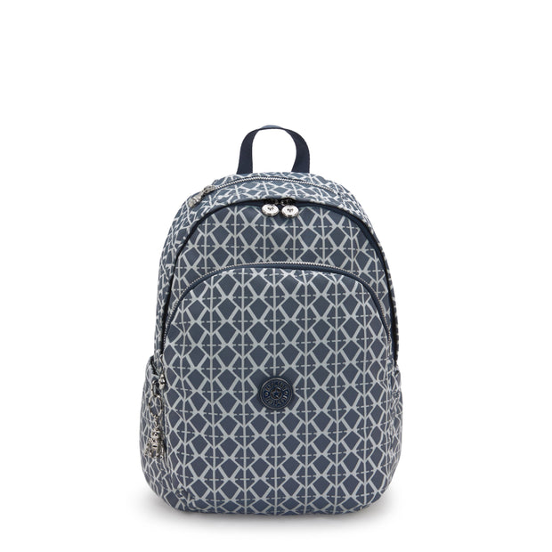 KIPLING Medium Backpack Female Navy Sign Jq Delia I8034-8DM