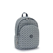KIPLING Medium Backpack Female Navy Sign Jq Delia I8034-8DM