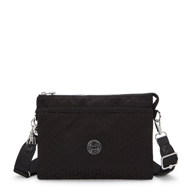 KIPLING Medium crossbody (with removable shoulderstrap) Female Noir Sign Jq Riri L I8044-4NW