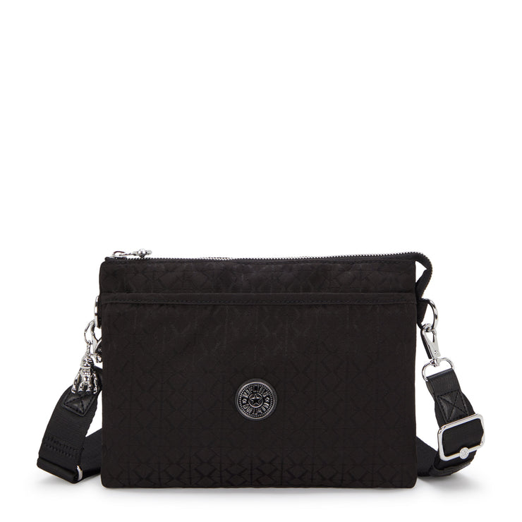 KIPLING Medium crossbody (with removable shoulderstrap) Female Noir Sign Jq Riri L I8044-4NW