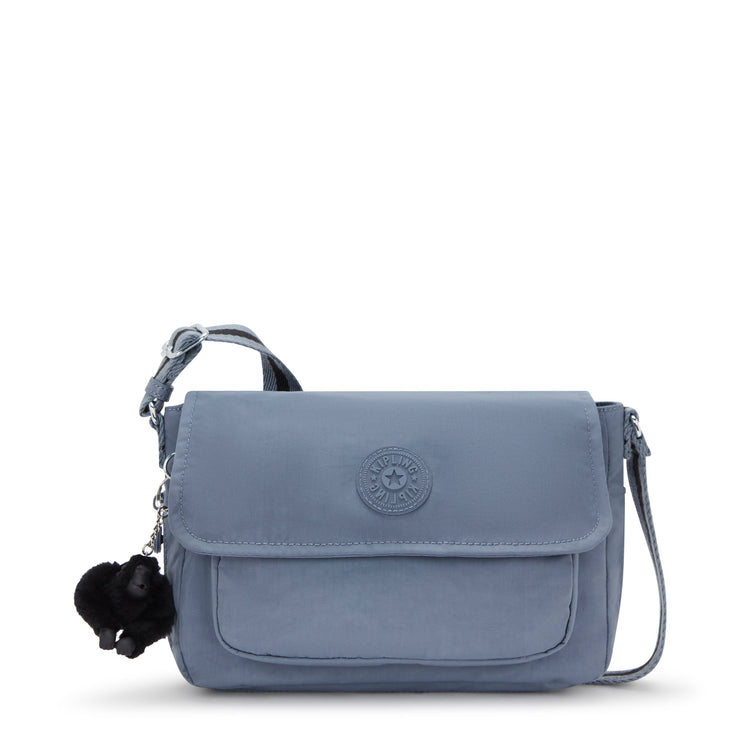 KIPLING Medium crossbody (with expandable zip) Female Blue Stone Dalma I8123-6FB