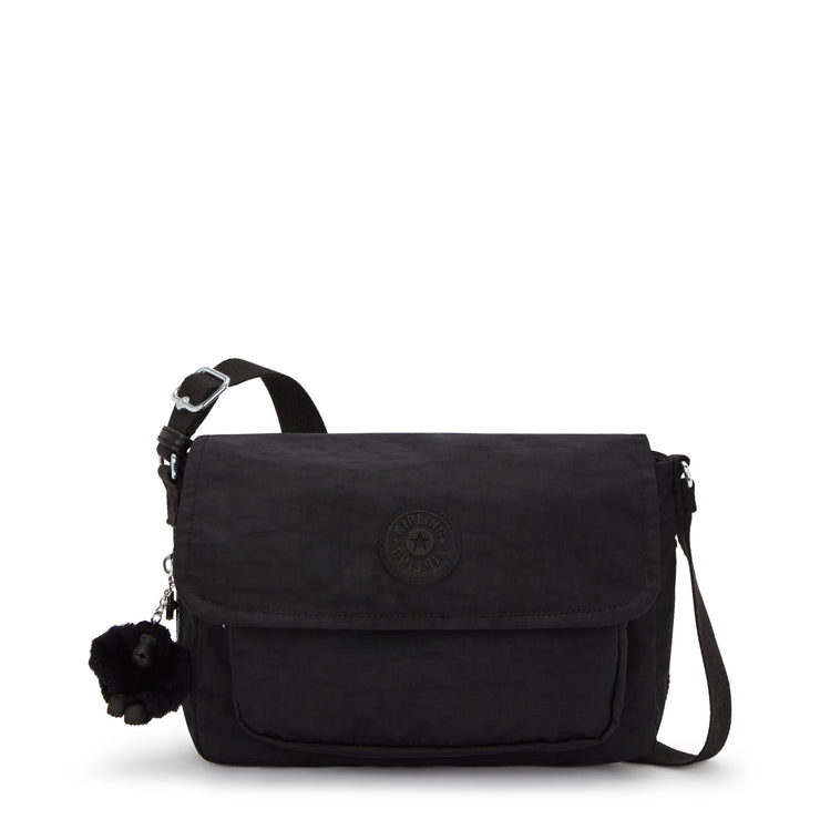 KIPLING Medium crossbody (with expandable zip) Female Black Noir Dalma I8123-P39