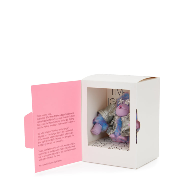 KIPLING Collector monkey Female Disco Lilac Disco Monkey I8148-3SE