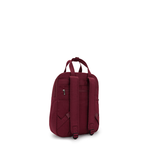 KIPLING Large backpack (with laptop compartment) Female Maroon Tile Jq Kazuki L I8227-9HX