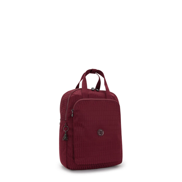 KIPLING Large backpack (with laptop compartment) Female Maroon Tile Jq Kazuki L I8227-9HX