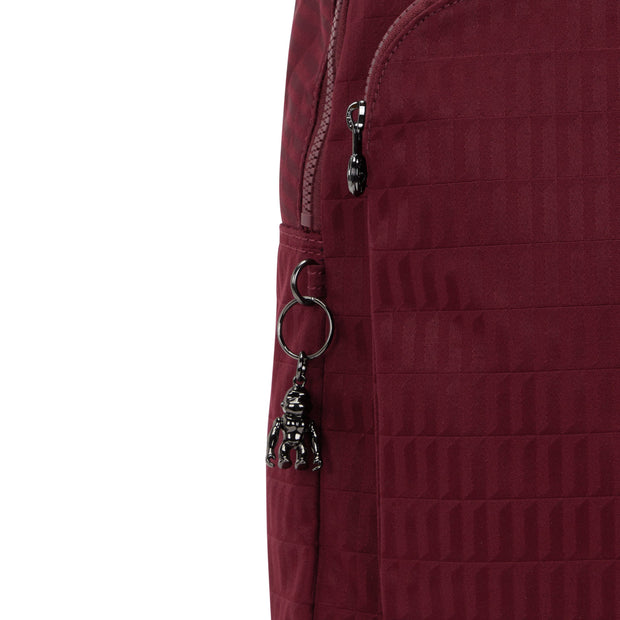 KIPLING Large backpack (with laptop compartment) Female Maroon Tile Jq Kazuki L I8227-9HX