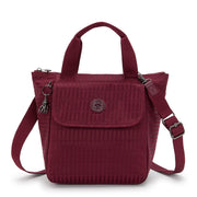 KIPLING Medium lunchbag (with removable shoulderstrap) Female Maroon Tile Jq Awakea I8630-9HX