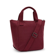 KIPLING Medium lunchbag (with removable shoulderstrap) Female Maroon Tile Jq Awakea I8630-9HX