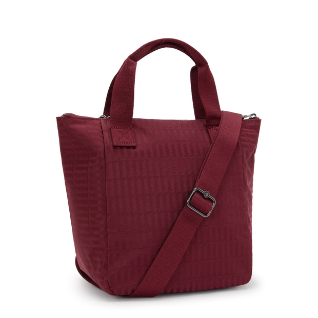 KIPLING Medium lunchbag (with removable shoulderstrap) Female Maroon Tile Jq Awakea I8630-9HX