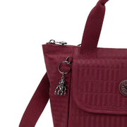 KIPLING Medium lunchbag (with removable shoulderstrap) Female Maroon Tile Jq Awakea I8630-9HX